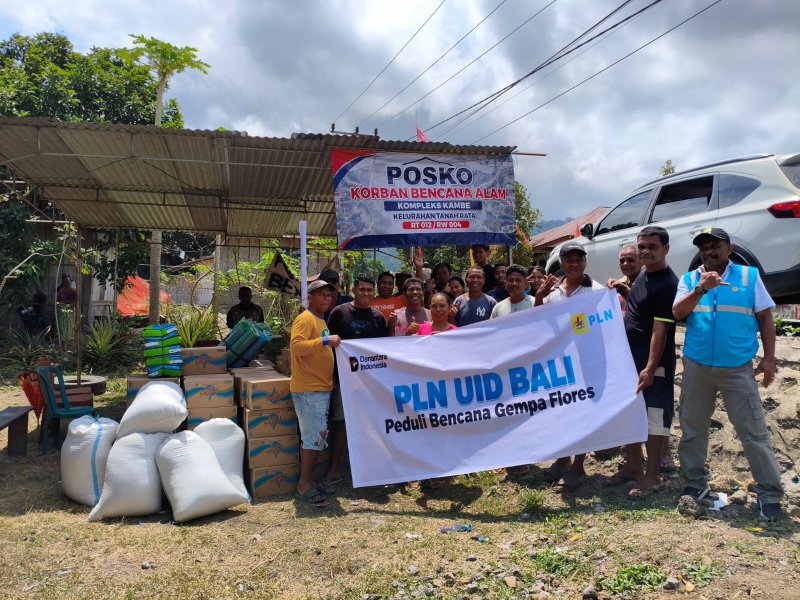 Flores Berduka, Keluarga Besar PLN UID Bali Bergerak